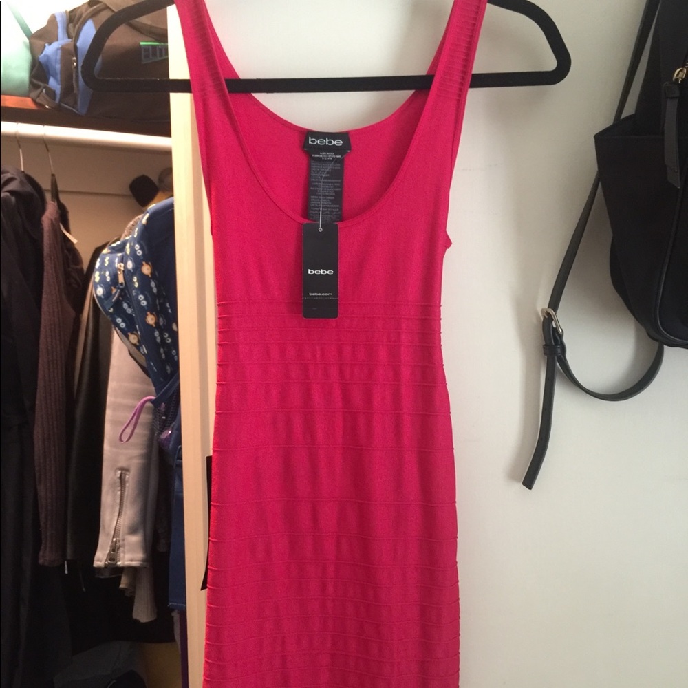 Bebe bodycon dress. Brand new w Tags